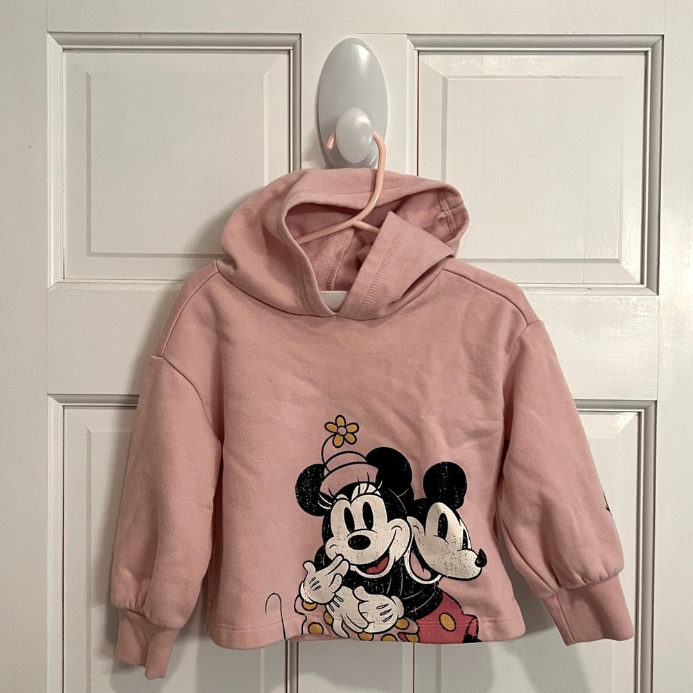 Baby Gap x Disney Mickey&Minnie Sweatshirt - Toddler Girl Size 2